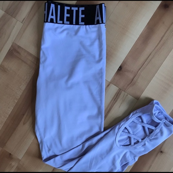 Alphalete Pants - SOLD - Alphalete Criss Cross Lavender Leggings
